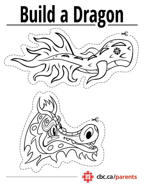 printable chinese dragon templates dragon template printable