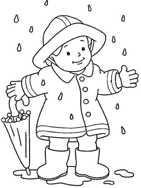 rainy day coloring pages   kids coloringfoldercom fall