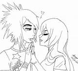 Emo Coloring Couple Pages Anime Cute Drawing Printable Couples Girl Drawings Getdrawings Getcolorings Color Detailed Template sketch template