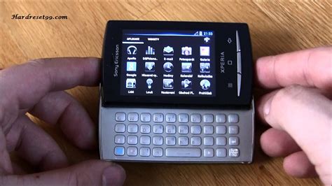 sony ericsson xperia  mini pro hard reset factory reset  password recovery