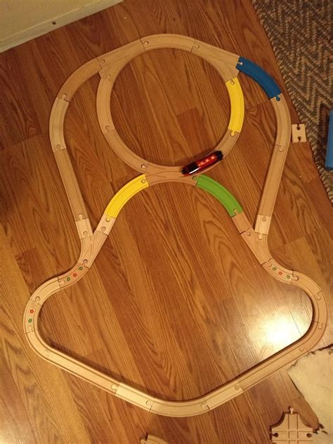 finding  brio track layout  double  reverses  battery powered train   manual