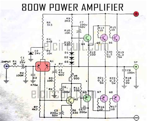 power amplifier circuit electronic circuit