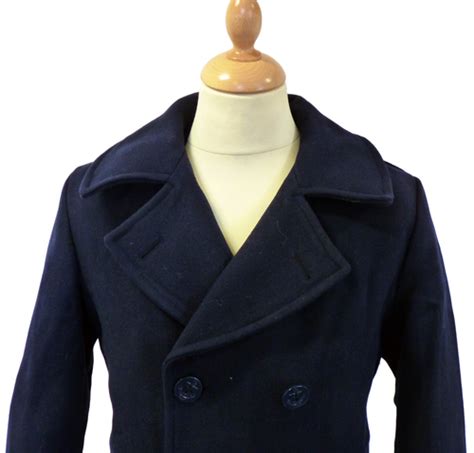 Alpha Industries Usn Retro Mod Double Breasted Peacoat