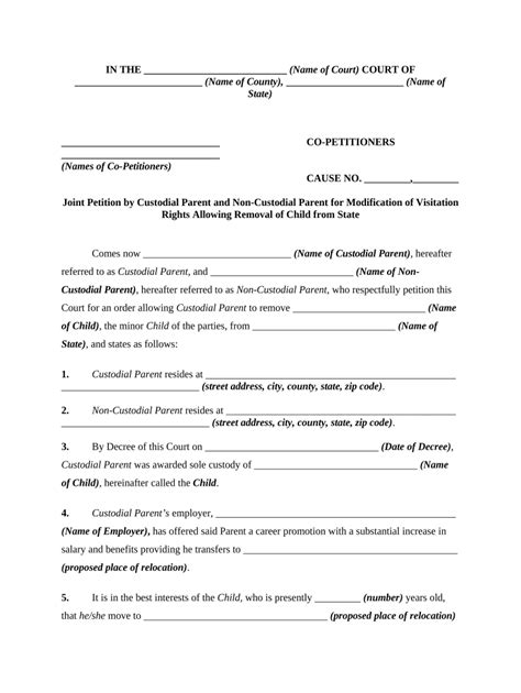 custodial parent form fill   sign printable  template signnow