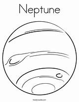 Neptune Coloring Drawing Pages Twistynoodle Planet Planets Colouring Mars Solar Uranus System Space Template Print Color Jupiter Sheets Noodle Kids sketch template