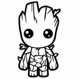Coloring Groot Baby Drawing Shrinky Dink Vinyl Getdrawings Unique Pages Decal Etsy sketch template