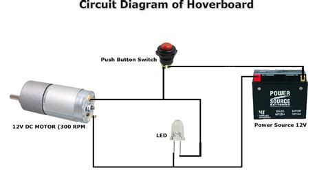 hoverboard circuit diagram   work