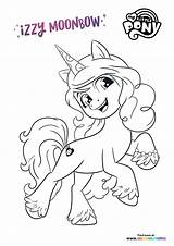 Izzy Moonbow Sunny Starscout Smiling Bridlewood Pipp Zipp Petals sketch template