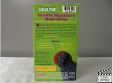 Sesame Street Cookie Monster's Best Bites VHS 074644970432