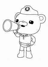 Octonauts Coloring Pages Gups Getdrawings Getcolorings sketch template