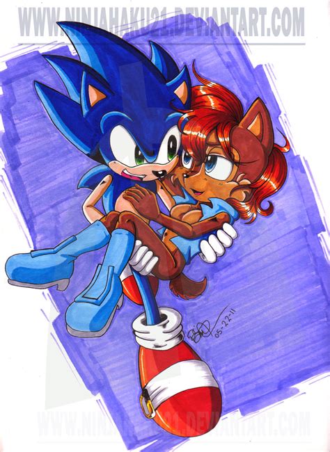 Sonic And Sally By Ninjahaku21 On Deviantart
