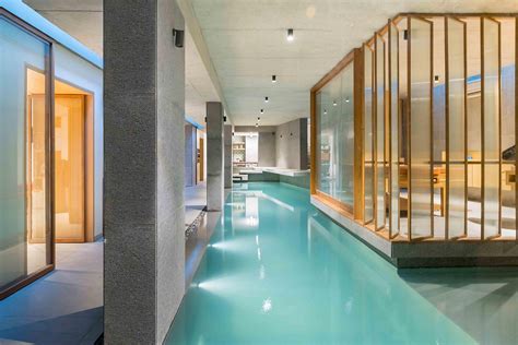 underground pool  spa bring luxury   lavish contemporary home