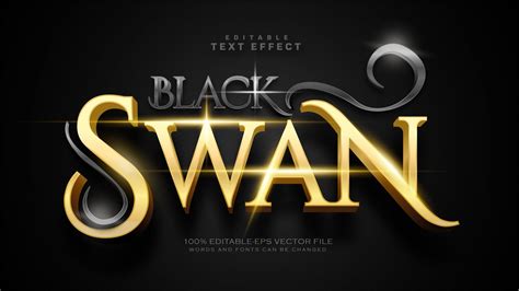 luxury black  gold editable text effect graphicsfamily