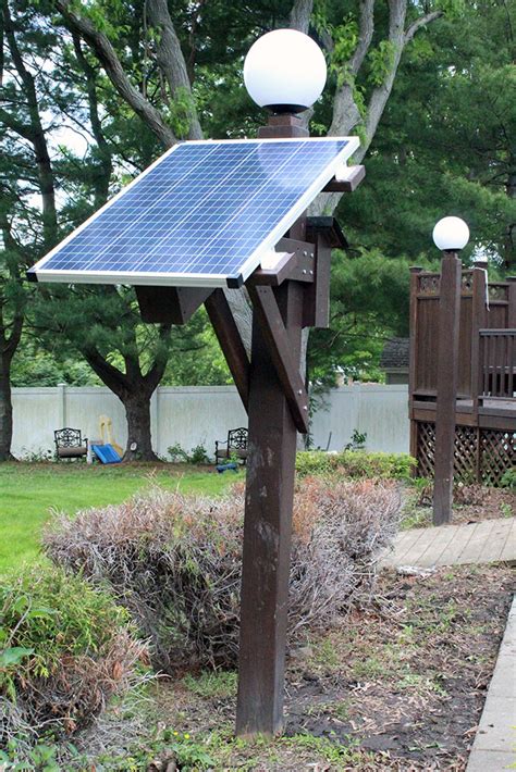 solar power outdoor lights  measuring