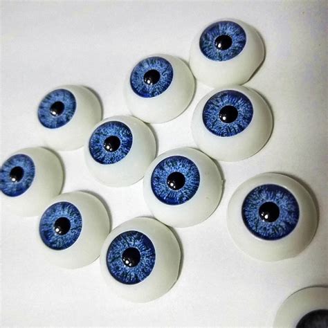 pcspairs   plastic doll eyes eyeballs blue color bjd