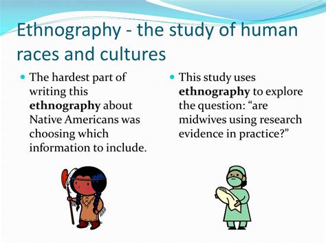 ethnography  study  human races  cultures powerpoint