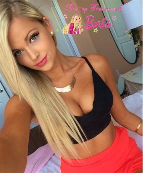 Post Op Transsexual Barbie Blonde Selfies Girls Selfies