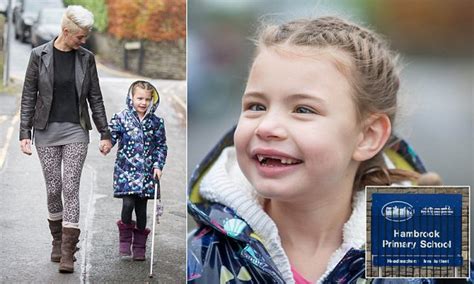 north bristol primary school bans blind girl from using walking cane daily mail online