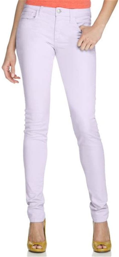 Purple Light Skinny Jeans Pictures 2019 Iman Runway Chic