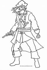 Pirate Blackbeard Getdrawings Scary Sketch sketch template