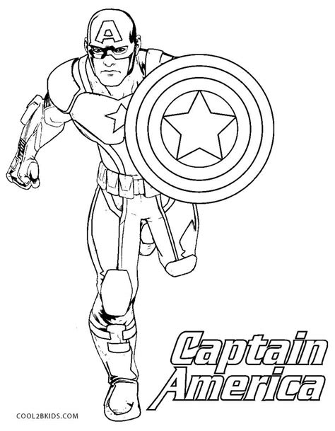 printable captain america coloring pages  kids coolbkids