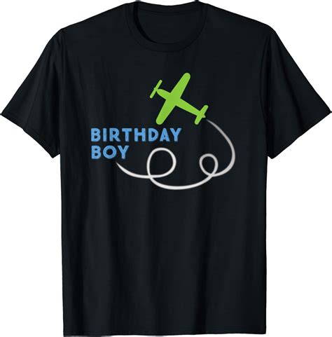 amazoncom birthday boy gift air show aerobatic airplane flying design  shirt clothing