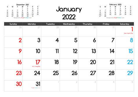 printable monthly calendar january  printable cal vrogueco
