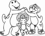 Coloring Friends Barney Wecoloringpage sketch template