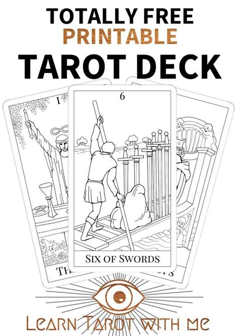 totally  printable tarot deck   major arcana based