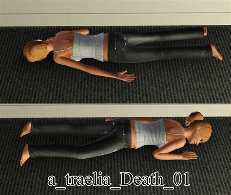 mod the sims death pose pack