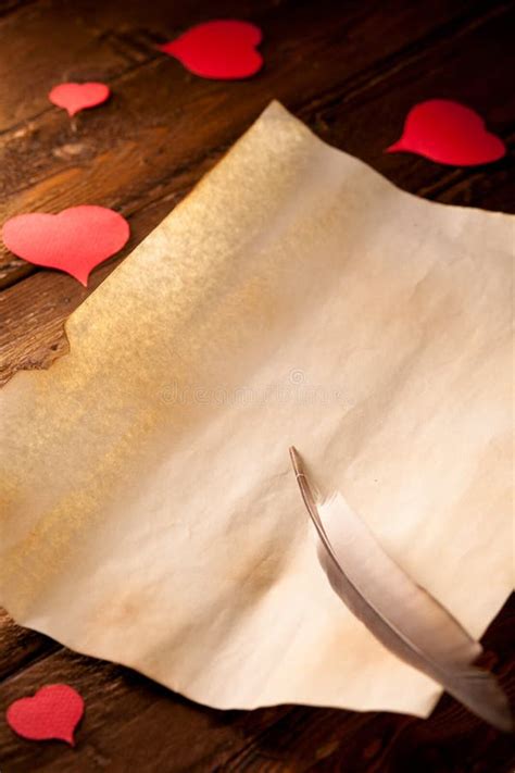 blank love letter stock images   royalty