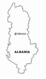 Cartine Albania Geografiche Stampare sketch template