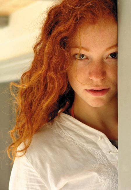 Marleen Lohse Beautiful Freckles Stunning Redhead Beautiful Red Hair