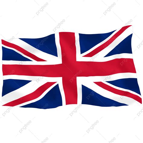 united kingdom flag png transparent realistic united kingdom  flag