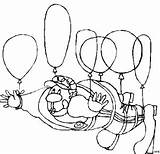 Clown Luftballons Malvorlage Luftballon Malvorlagen sketch template