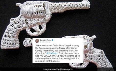 donald trump tweets about smocking gun typo inspires hilarious jokes