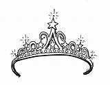 Crown Tiara sketch template