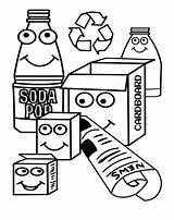 Recycling Colouring Bin Reuse Reduce sketch template