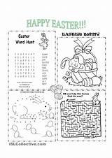 Easter Ingles Fichas Niños Pascua Inglés Islcollective Esl sketch template