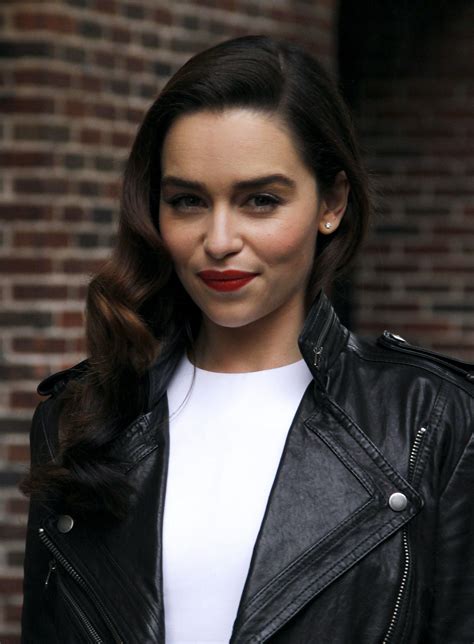 Leather Jacket Emilia Clarke Style Emilia Clarke Style