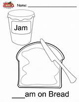 Coloring Breadbox Jam Template sketch template
