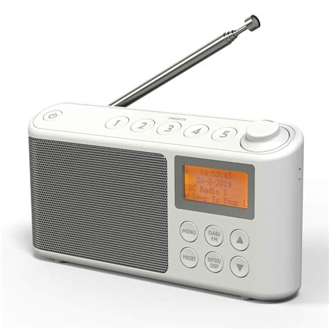 dabdab fm radio mains  battery powered portable amazoncouk electronics