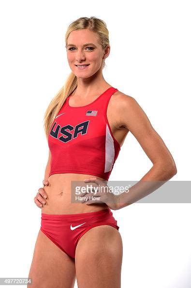 Track And Field Athlete Emma Coburn Poses For A Portrait At The Usoc