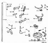 Throttle Linkage Evinrude sketch template