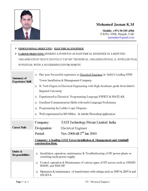 engineering resumes samples sample resumes