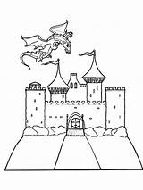 Coloring Pages Knights Castles Printable Boys sketch template
