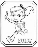 Coloring Ruby Rusty Rivets Pages Printable Kids Ausmalbilder Color Book Sheets Worksheets Fun Colorear Para Votes Visitar Choose Board sketch template