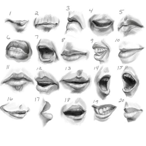 draw realistic lips part  pencilgram youtube sketch mouth