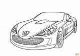 Coloring Peugeot Pages Drawing Skip Main sketch template