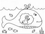 Jonah Whale Coloring Pages Printable Color Getcolorings Print sketch template